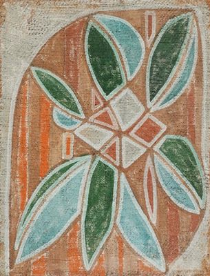une image représentant un tableau représentant une fleur dans un cadre carré
