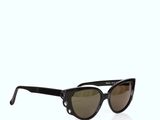 a close up of a pair of sunglasses on a white background