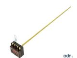 a close up of a stick with a handle on a white background