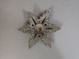 a snowflake on the wall of a room