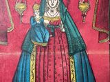 an image of a painting of a woman holding a child