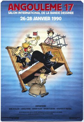 an old movie poster for angoulemet 7