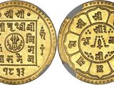 a gold coin with a picture of a man on it