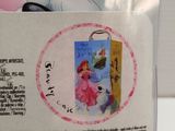 a card with a picture of a princess on it