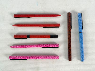 WATERMAN, Graduate laque - Trois stylos à plume, trois stylo…