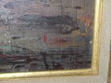 a picture of a painting on the wall of a room