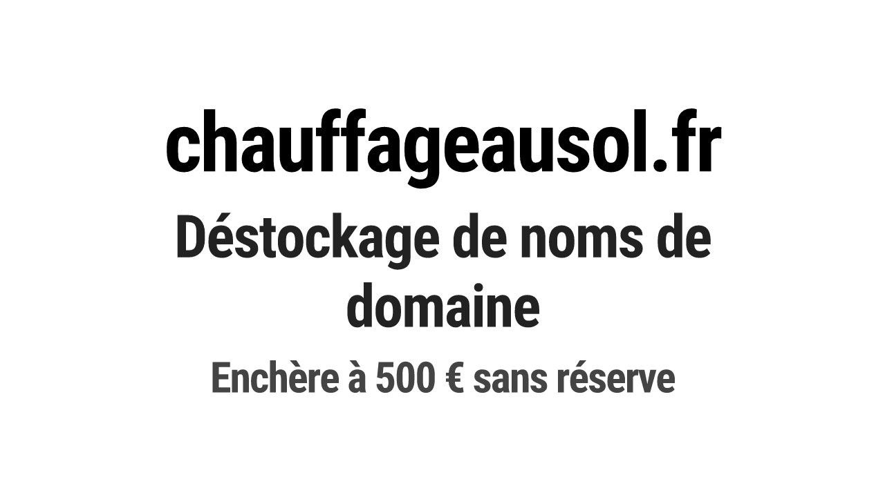 Destockage & Invendus