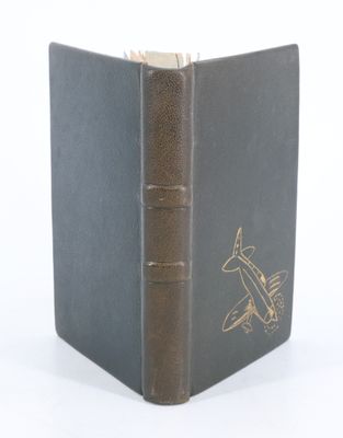 a book with a picture of a plane on it