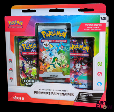 une boîte de cartes Pokémon encore dans leur emballage d'origine