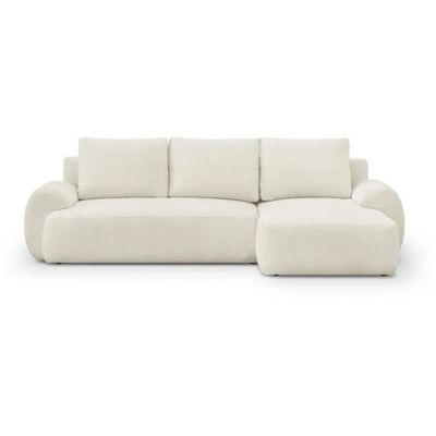 1 Canapé d'angle droit convertible 4/5 places - Modèle : MIL…