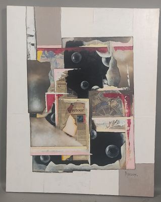 a picture of a picture of a painting on the wall