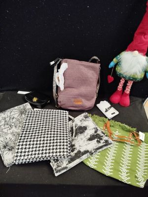 many items that are sitting on a black table