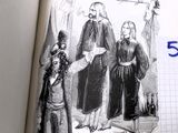 une photo d'un livre sur lequel figure le dessin d'un homme et d'une femme