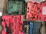 many tools that are laying out on the floor