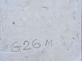 concrete block with the word gogom written on it