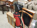 a lot of items that are sitting on the floor