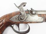 a close up of a gun on a white background with a white background