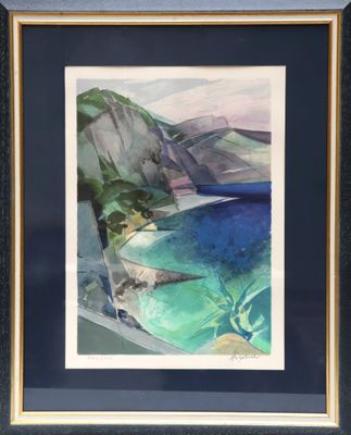 Camille HILAIRE (1916-2004) Paysage stylisé