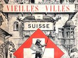 the cover of a book with a picture of a swiss cross on it