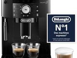 Machine à café Delonghi permettant de préparer deux tasses d'expresso