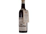 an image of a bottle of wine with a tag on it