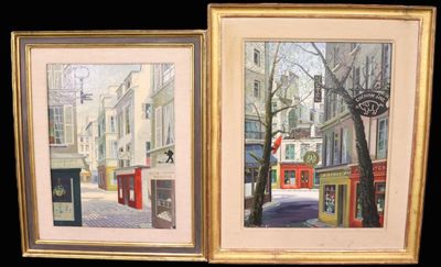 ECOLE MODERNE Deux rues de Paris - Photo 1