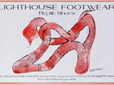 a poster of a pair of red shoes on a white background