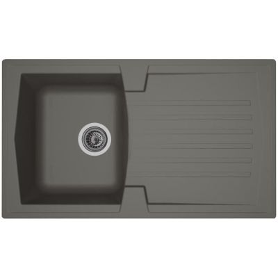 935 / STRADOUR Évier cuisine à encastrer 1 bac + 1 égo… - Photo 1