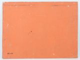 an image of a painting of an orange square on a white background