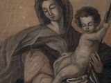 an image of a painting of a woman holding a child