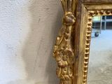 an image of a gold framed mirror with a woman holding a child