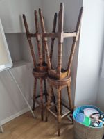6 tabourets en bois