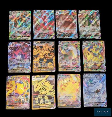 pokemon trading card game set with all the cards in the box