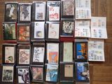 a lot of cards and envelopes on the floor