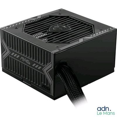 a close up of a computer power supply unit on a white background