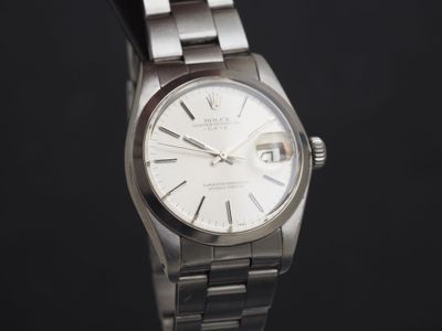 ROLEX Date réf. 1500 Montre de poignet en acier. Boitier oys… - Photo 1