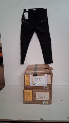 Lot de 35 pantalons femme skinny, coloris noir, différentes …