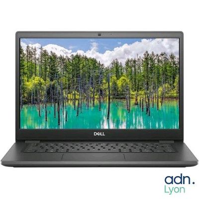 On voit un ordinateur portable Dell avec le logo Dell à l'écran