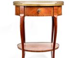 an image of a small table with a drawer on top of it