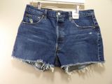 denim shorts with fray edges and fray hems
