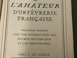 an open book with the title guide de l ' amateur d ' avrilverie francaise
