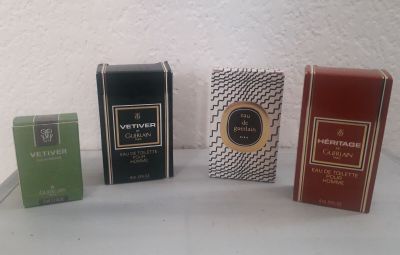 Guerlain 2 miniatures eau de guerlain 4ml et heritage 4ml + …
