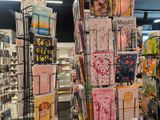 many cards on display in the store for sale