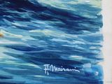 an image of a painting of a boat in the ocean