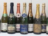many bottles of wine lined up in a row