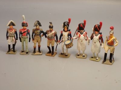Figurines Vertunni - Empire - plomb 54 mm, Généraux Baste et…