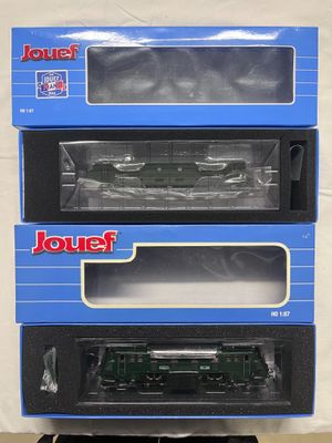 HO – JOUEF Lot de 2 locomotives type 2D2 SNCF dont 2D2 5542 « Femme en - Photo 1