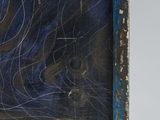 an image of a close up of a painting on a wall