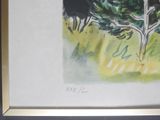 a picture of a picture of a painting of trees