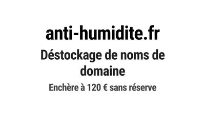 Nom de domaine anti-humidite.fr.